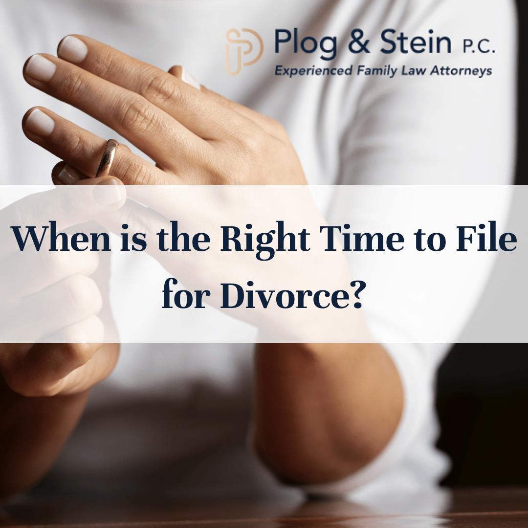 when to file for divorce